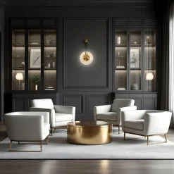 Kinkiet Bell transparentny LED CCT (LP-1702/1W TR) - Light Prestige