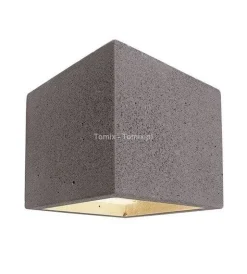 Kinkiet betonowy CUBE kol. ciemnoszary (D341184)