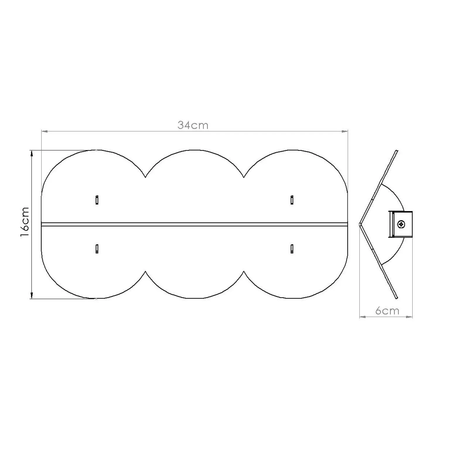 Kinkiet BISCUIT mocca (TH.567) - Thoro Lighting