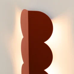 Kinkiet BISCUIT ochra czerowna (TH.573) - Thoro Lighting