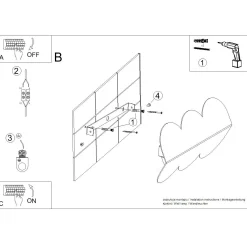 Kinkiet BISCUIT ochra czerowna (TH.573) - Thoro Lighting