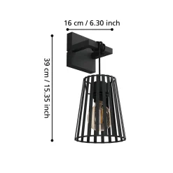 Kinkiet BOGOTA czarna (390004) - EGLO