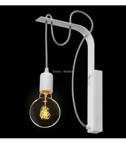 Kinkiet BORNHOLM kol. biały (67985) Ramko