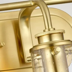 Kinkiet Braelyn - 3 źródła światła - Szczotkowany mosiądz (QN-BRAELYN3-BB) - Quintiesse