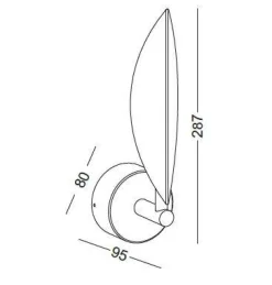 Kinkiet BUKET 394 (639401135) - Elkim Lighting
