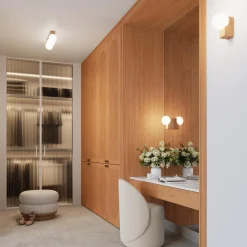 Kinkiet BULBO naturalne drewno (SL.1682) - Sollux Lighting