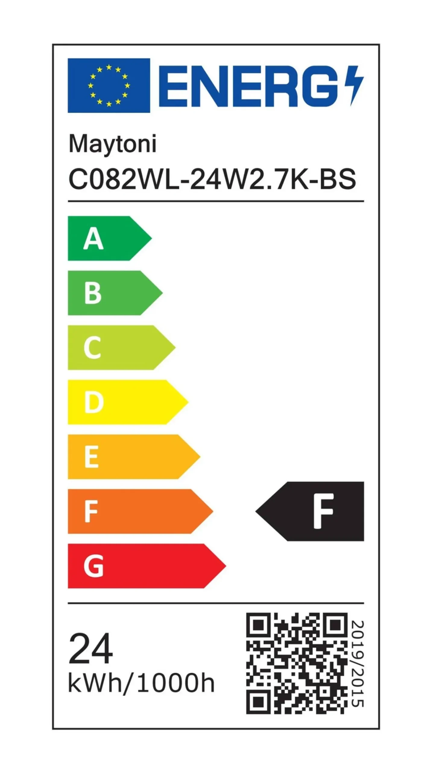 Kinkiet Calipso (C082WL-24W2.7K-BS) - Maytoni