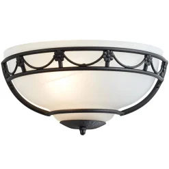 Kinkiet Carisbrooke (CB-WU-BLACK) - Elstead Lighting