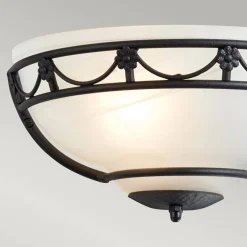 Kinkiet Carisbrooke (CB-WU-BLACK) - Elstead Lighting