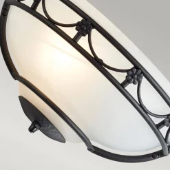 Kinkiet Carisbrooke (CB-WU-BLACK) - Elstead Lighting