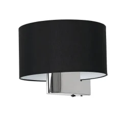 kinkiet CASINO BLACK/CHROME 1xE27 (ML6377) - Milagro