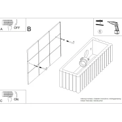 Kinkiet ceramiczny RIGATA beżowy (SL.1886) - Sollux Lighting