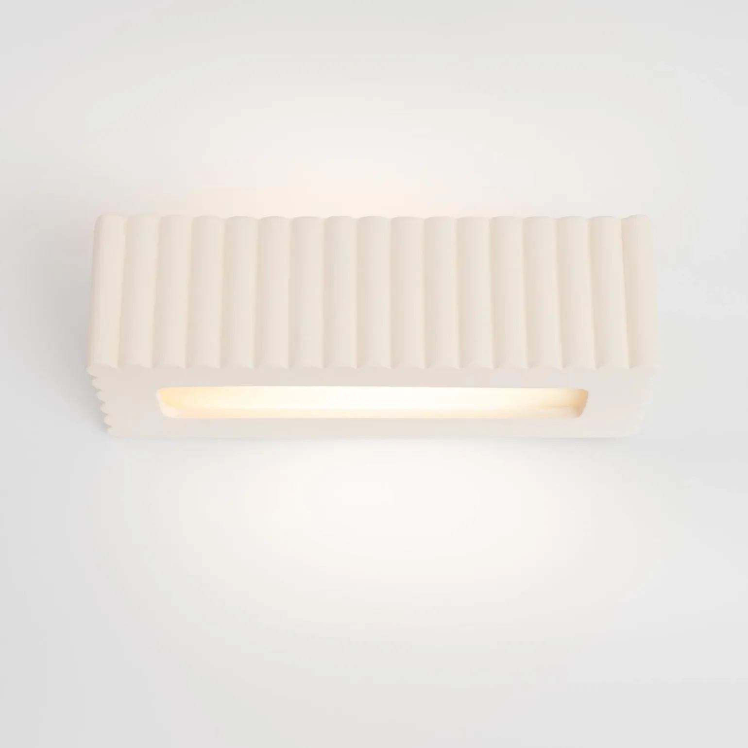 Kinkiet ceramiczny RIGATA biały (SL.1885) - Sollux Lighting