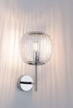 Kinkiet ścienny łazienkowy RUYA E14 max.20W IP44 230V chrom / szkło (PL71140) - PAULMANN