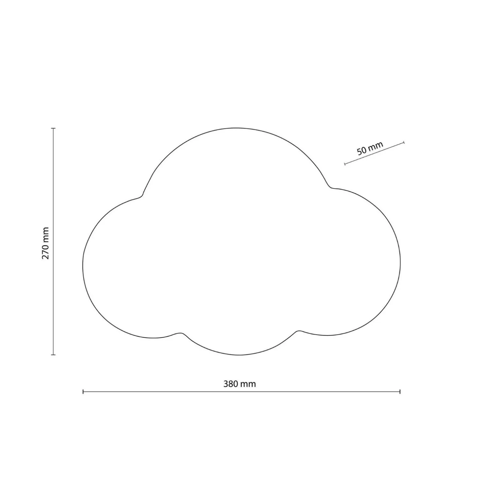 Kinkiet CLOUD różowy (4967) - TK Lighting