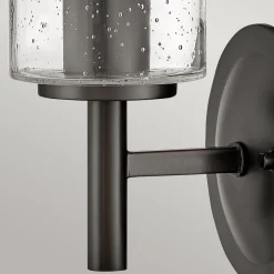 Kinkiet Collier - 1 źródło światła - Zgaszona czerń (HK-COLLIER1-BX) - Elstead Lighting