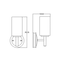 Kinkiet Collier (HK-COLLIER1) - Elstead Lighting