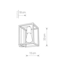 KINKIET CRATE I (9046) - Nowodvorski