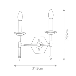 Kinkiet Crown (CROWN2) - Elstead Lighting