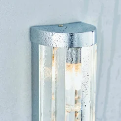 Kinkiet Crystal 2lt wall IP44 18W (39629) - Saxby