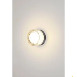 Kinkiet CYFT WAVE PHASE, czarna (1008024) - SLV