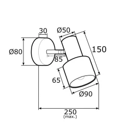 Kinkiet DORIA (4264) - ARGON