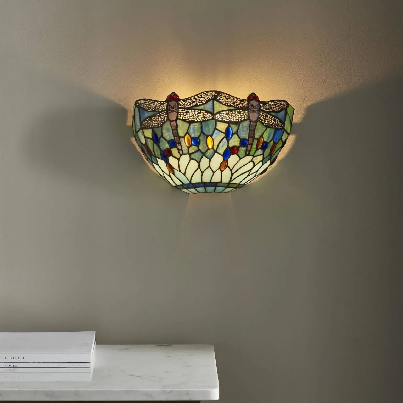 Kinkiet Dragonfly blue (64102) Tiffany