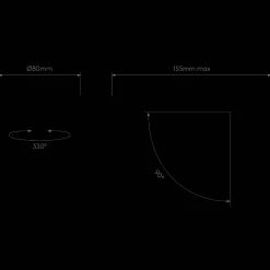 Kinkiet Enna Surface LED (1058225) - Astro Lighting