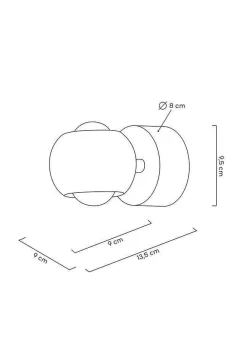 Kinkiet EOS złoty (MSE1501100310) - Moosee