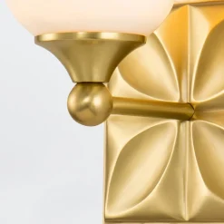 Kinkiet Epsilon - 1 źródło światła - Postarzany mosiądz (QN-EPSILON-1WB-AB-O) - Quintiesse