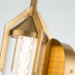 Kinkiet Espada - Szczotkowane złoto (QN-ESPADA-1W-BG) - Quintiesse