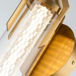 Kinkiet Espada - Szczotkowane złoto (QN-ESPADA-1W-BG) - Quintiesse