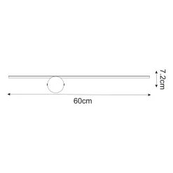 Kinkiet FAD czarny (WL22032G-L60) - Zuma Line