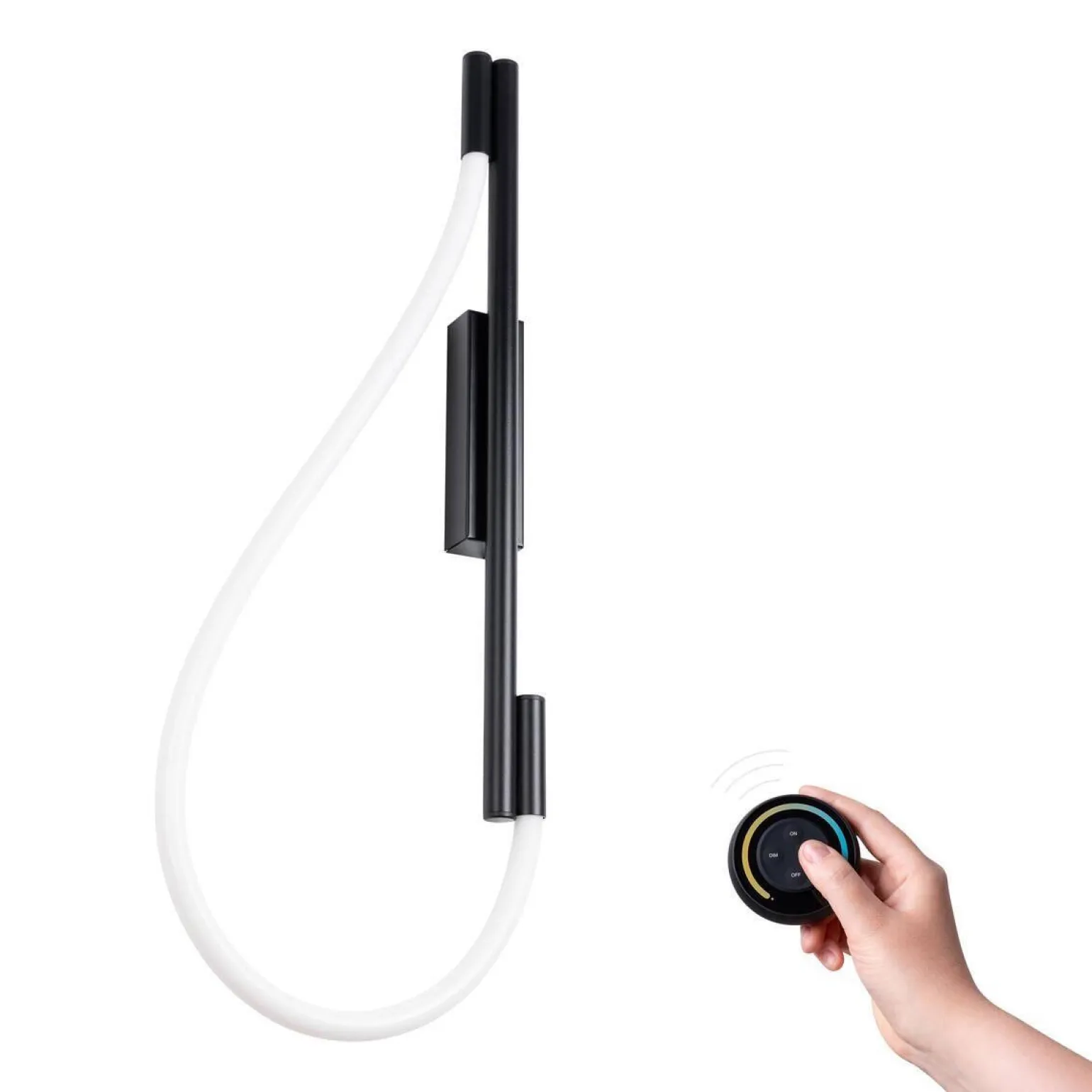 Kinkiet GALAKSE czarny LED 2700-6500K (TH.281) - Thoro Lighting