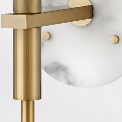 Kinkiet Gilda - IP44 - Klasyczny mosiądz (QN-GILDA-WB1-HB) - Quintiesse