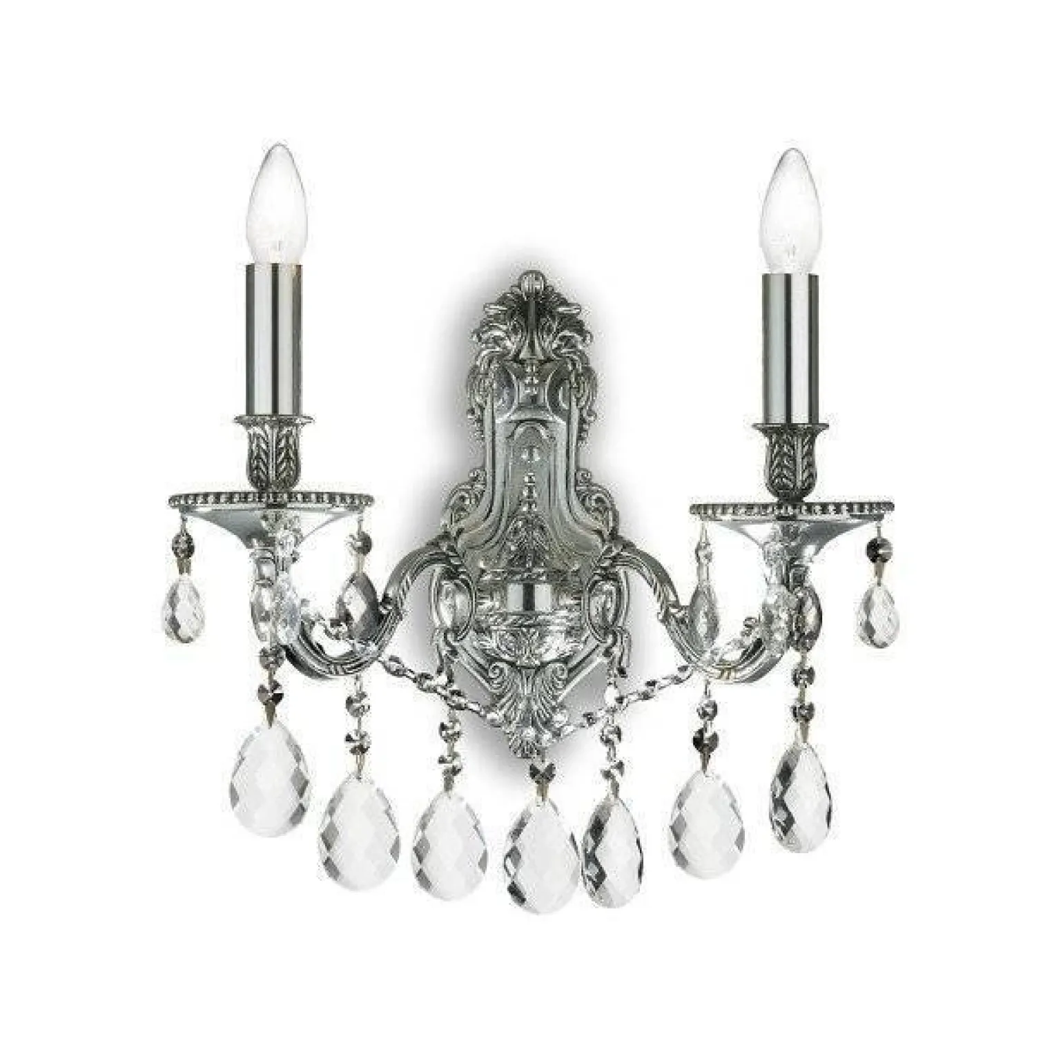 Kinkiet GIOCONDA AP2 kol. srebrny (044910) Ideal Lux