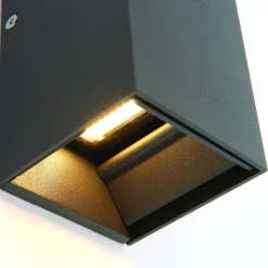 Kinkiet Glover CCT 2lt wall IP44 5.5W (79196) - Saxby