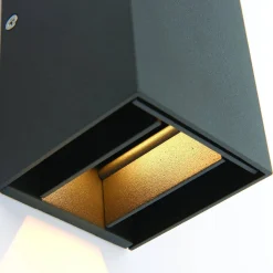 Kinkiet Glover CCT 2lt wall IP44 5.5W (79196) - Saxby