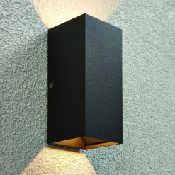 Kinkiet Glover CCT 2lt wall IP44 5.5W (79196) - Saxby