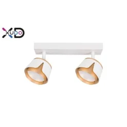 Kinkiet GX53 LED x2 biały+złoty (XD-IK282W) - Xudo