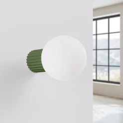 Kinkiet HALO zielony oliwkowy IP44 (SL.1722) - Sollux Lighting