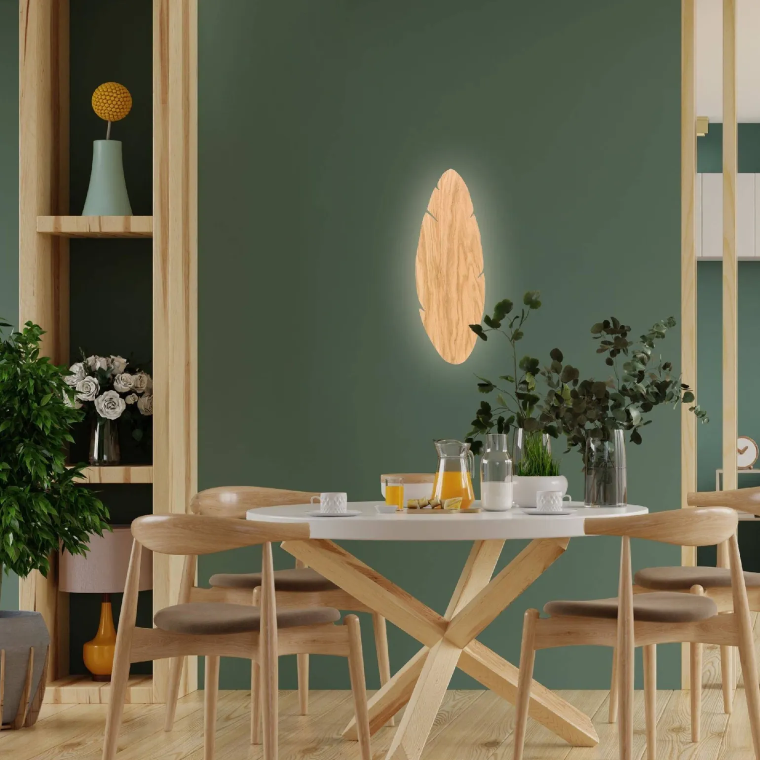 Kinkiet HOJA WOOD 2 (4678) - TK Lighting