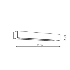 Kinkiet Ibros średni 1 x LED CCT czarny IP44 (GS-LWA-9W BK CCT) - Light Prestige