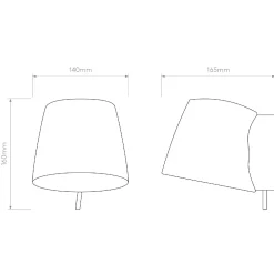 Kinkiet Imari Fixed Wall (1460005) - Astro Lighting