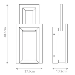 Kinkiet Inizio - Szczotkowane złoto (QN-INIZIO-1W-BG) - Quintiesse