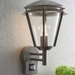 Kinkiet Inova PIR 1lt wall IP44 60W (49945) - Saxby