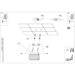 Kinkiet KARBON 10 biały (SL.1646) - Sollux Lighting