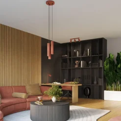 Kinkiet KARBON 10 ochra czerwona (SL.1654) - Sollux Lighting