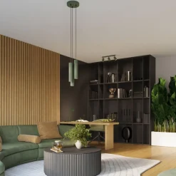 Kinkiet KARBON 20 zielony oliwkowy (SL.1657) - Sollux Lighting