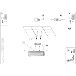 Kinkiet KARBON 20 złoty (SL.1651) - Sollux Lighting